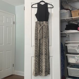 Snakeskin jumpsuit